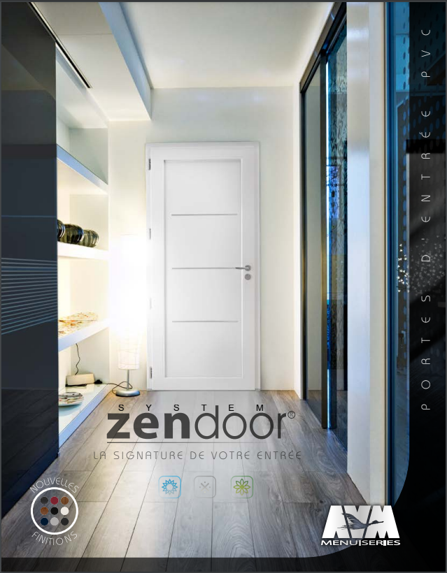 Porte d'entrée pvc AVM